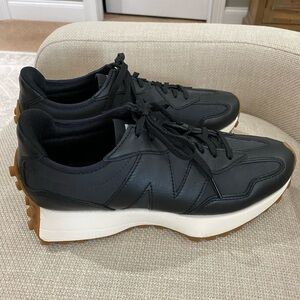 New Balance 327 black leather size 9 womens NWOB